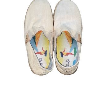 Olukai “Kaula Pa’a Kapa” Orthopedic Slip-On Shoes  Nonslip Flats Size 7W
